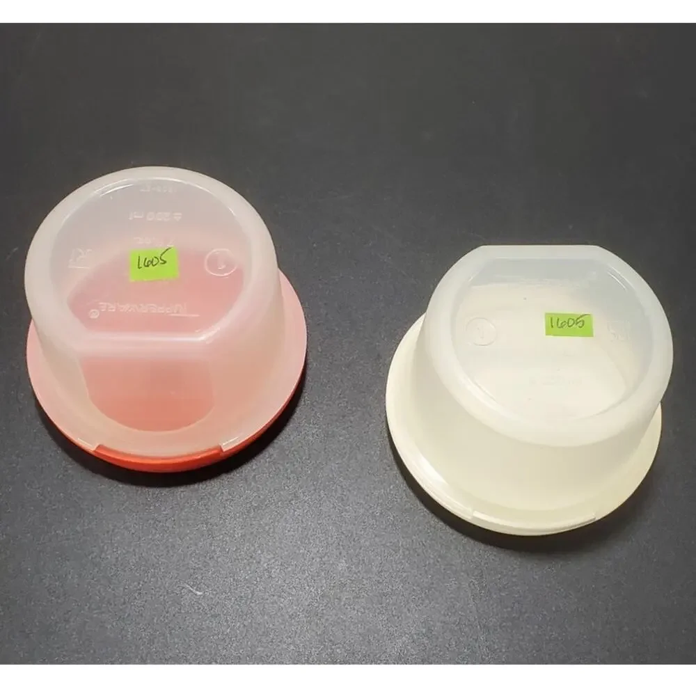 Tupperware VINTAGE Modular Mate, Round 7 oz 200ml w/Lids, Set of 2 - Picture 3 of 3